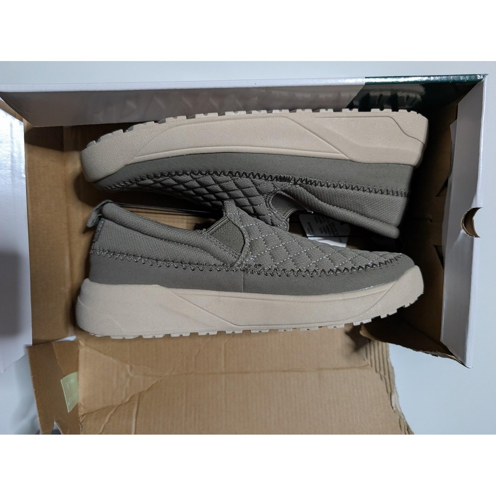 Staheekum Shoes Womens Size 8‎ Beige Quilted Slip-On Mesh Cushioned Footbed